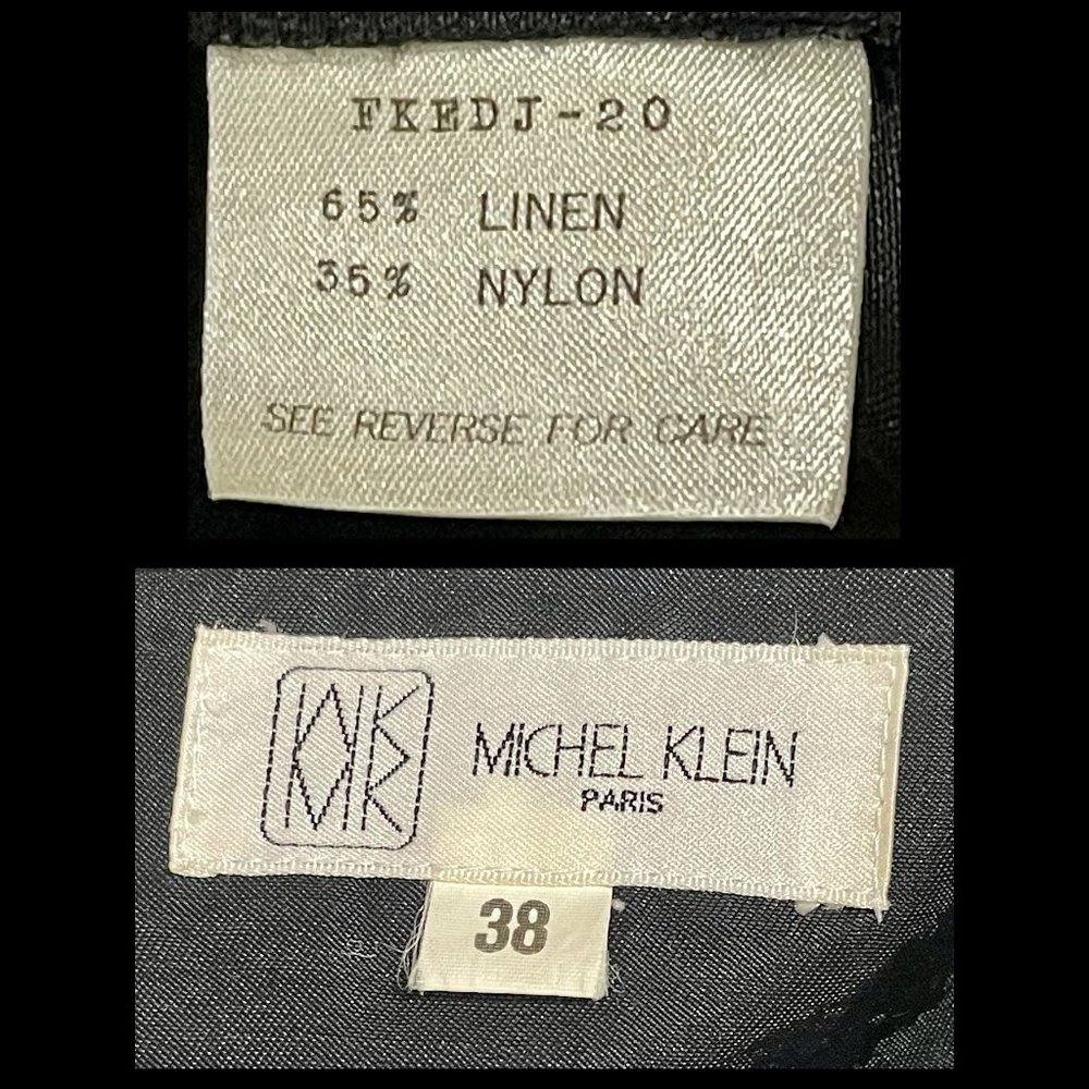 ▪️MICHEL KLEIN▪️Sleeveless Linen Fit & Flare LBD - Picture 4 of 5